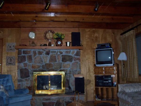 Living Room with Fireplace