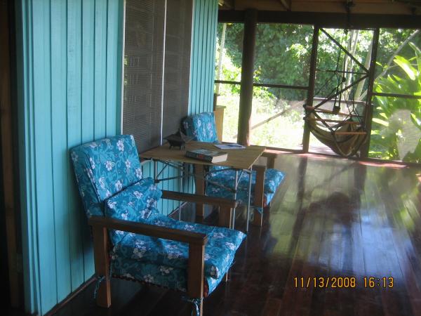 outside seating and hanging chair