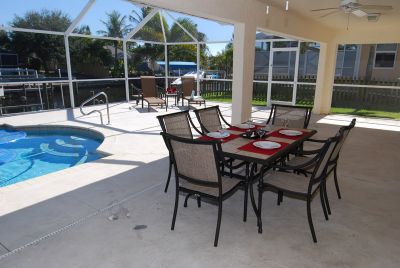 Cape Coral Villa Rental pool terrace