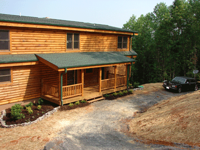 Front of Smokey's Den