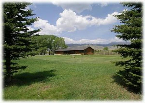 A huge grassy yard for the kids to play 