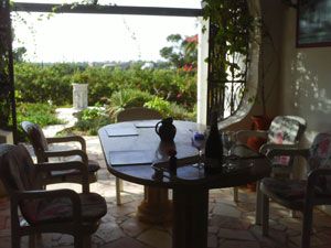 Terrace with dining area