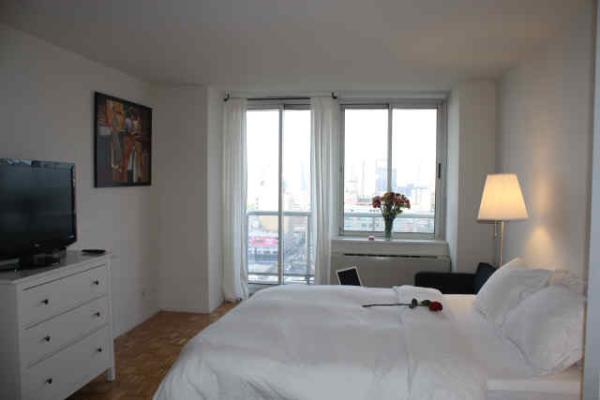 Studio with balcony