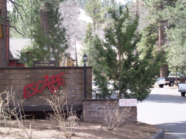 The entrance to Escape for all Seasons at ski area