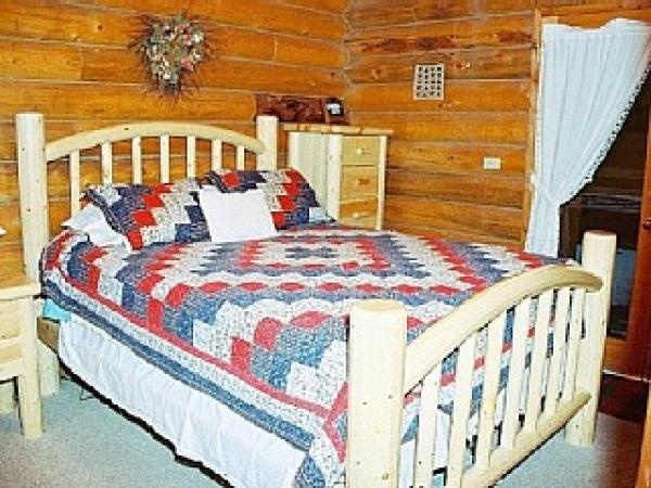 Downstairs bedroom on main level.