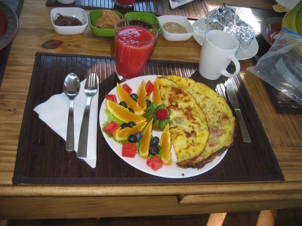 One of the surprise breakfast