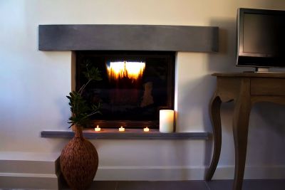 The fire place