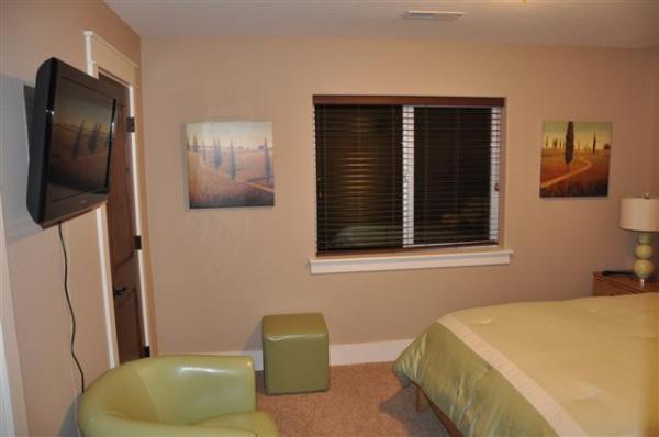 Another View of Bedroom With TV