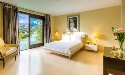 Bedroom with balcony