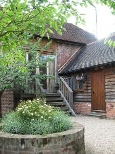Cow shed courtyard entrance