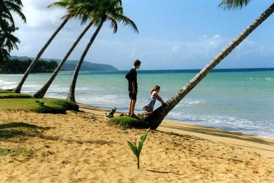 Beach in front of Casa Inca