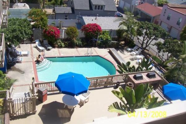 Poolside View from Balcony