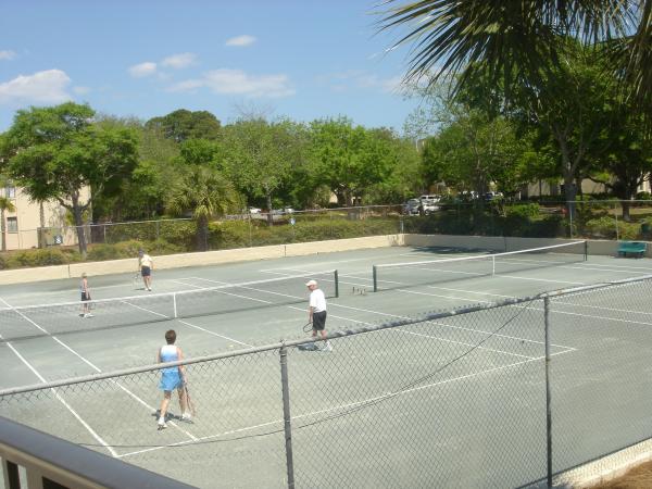 tennis courts