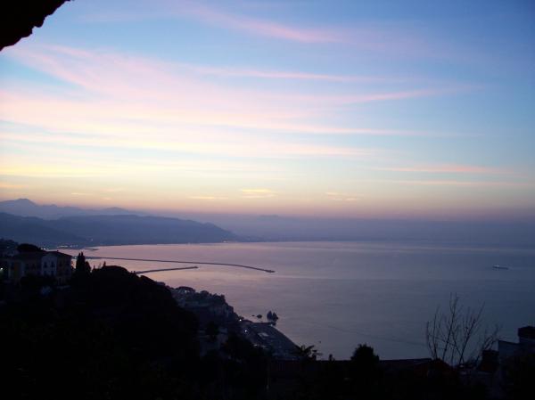 Sun Shining View from a window of the B & B