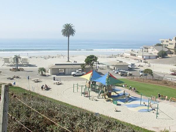 Kids Playground at Moonlight Beach