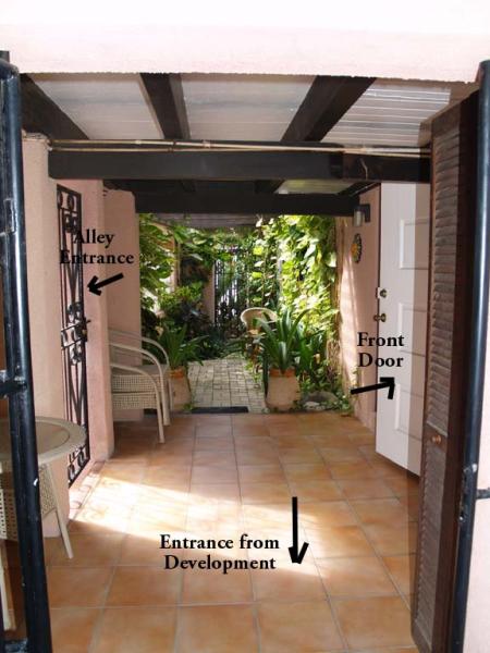 Entrance with Private Small Garden