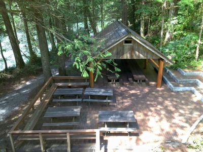 Snowater community picnic area