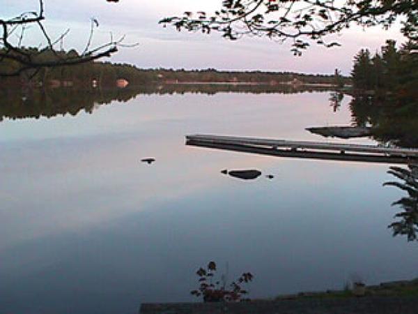 An Evening View Down Tea Lake