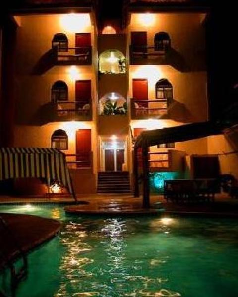Pool View at Night