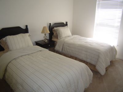 One of the twin bedrooms