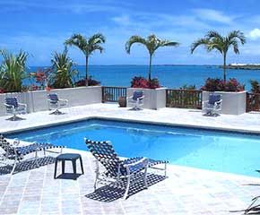 Pool overlooking sea