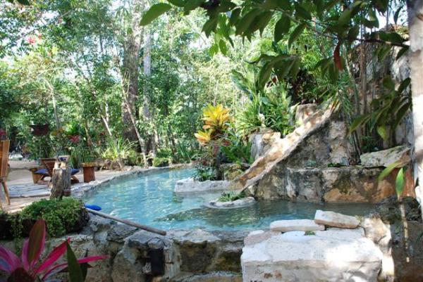 Chichen Itza Fountain and Pond by #1 and House