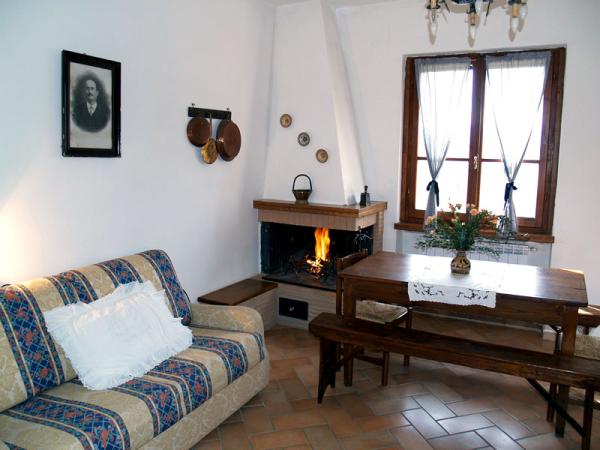 Living Areaof agriturism La Loccaia