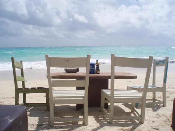 Sitting Area on Beach