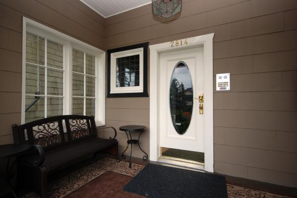 Front house entrance
