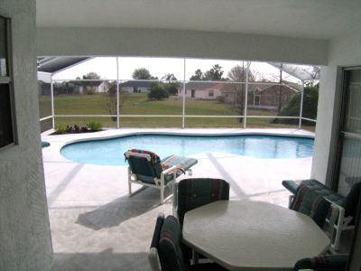Lanai & Pool from Lounge