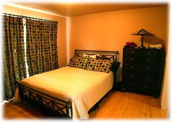 Master Bedroom with Queen Size Bed & Private Bath