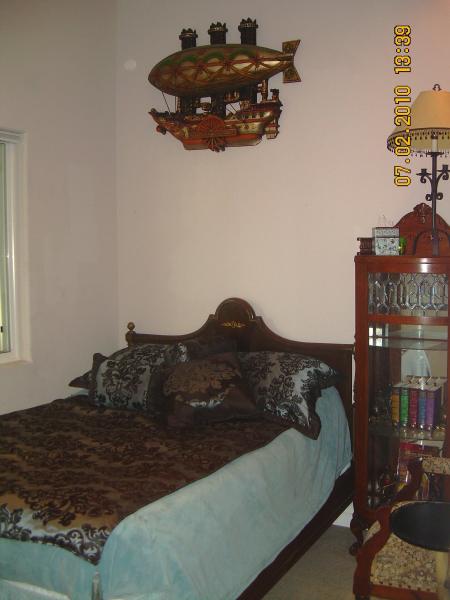 Downstairs Bedroom with full size bed