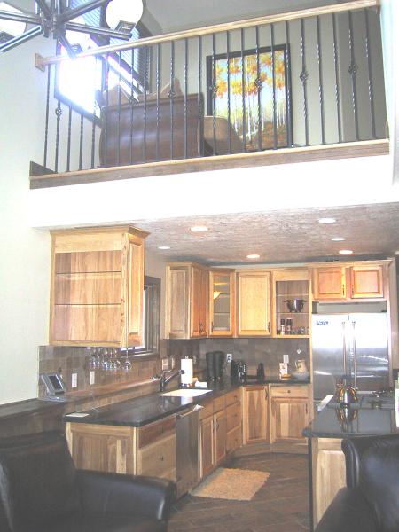 Kitchen and loft