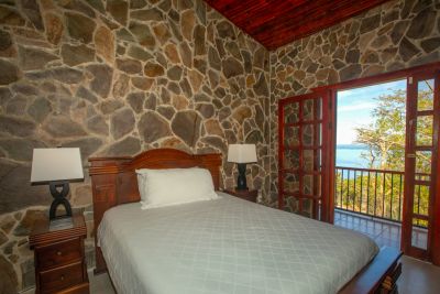 Double Bedroom with balcony view of sea