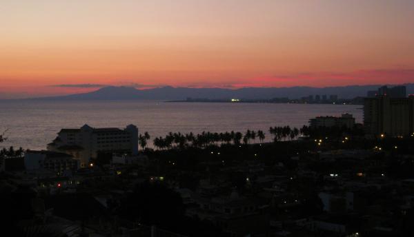 Sunset from the deck