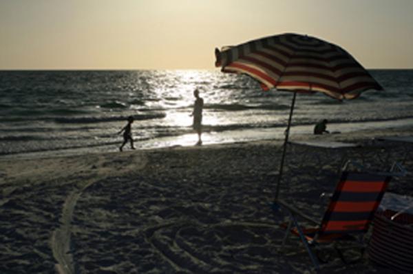 THE BEACH ACCESS  ON THE GULF OF MEXICO.  