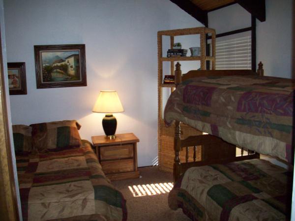 View of the bunk set