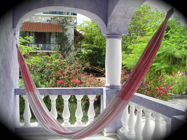 Siesta time on covered verandas!