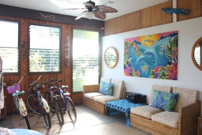 Bikes in downstairs room too