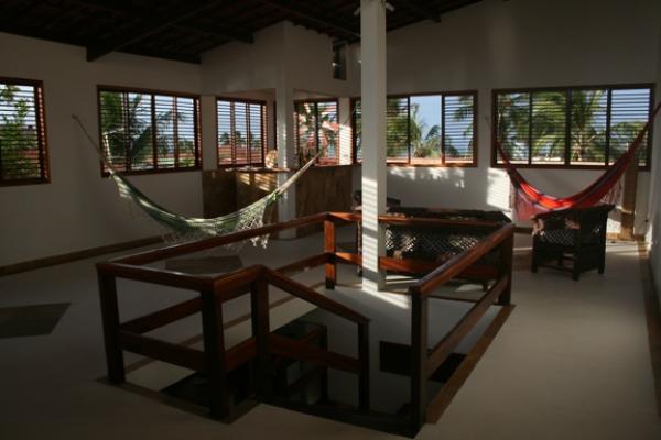 Lounge area upstairs with fantastic views