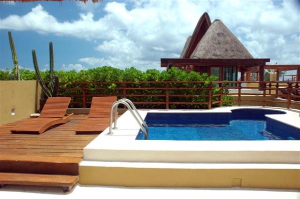 View of the private pool