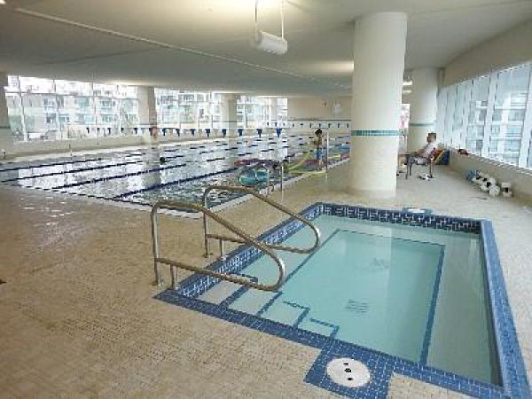 5 lane swimming pool, hot tub and sauna