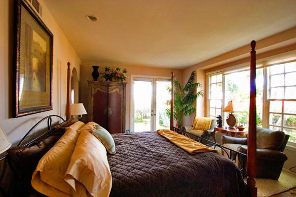 French Doors leading outside from the Master Suite