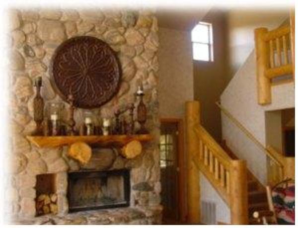 Fireplace in Livingroom
