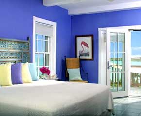 Bedroom with balcony