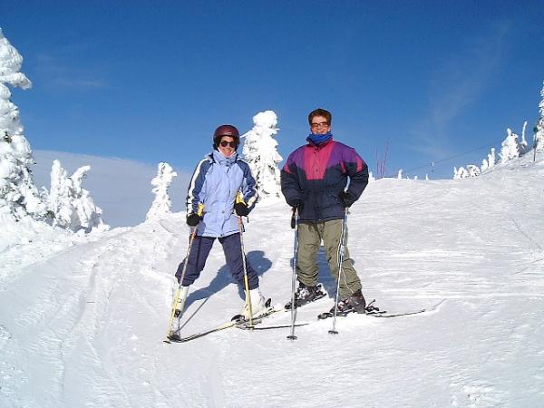 Skiing Big White