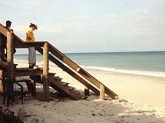 Access to Melbourne Beach, Florida