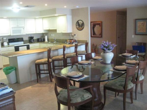 View of Dining Area and Kitchen