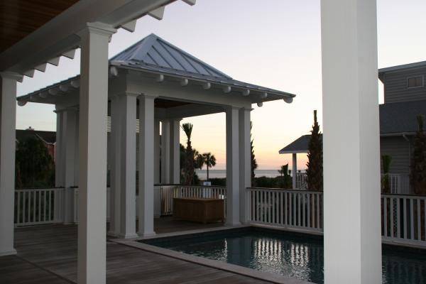 Sunset view from Kitchen