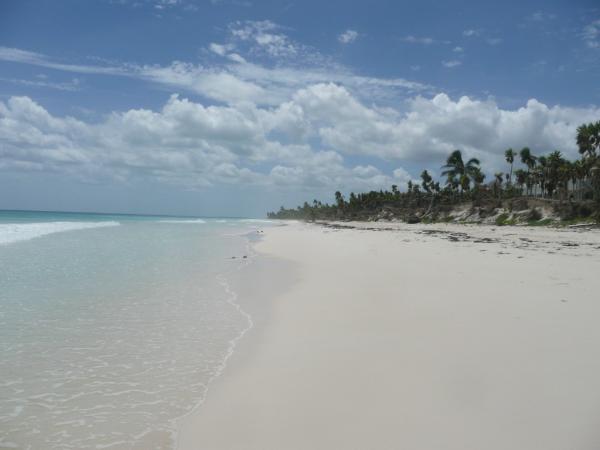The incredible beach of the villa, Sian Ka'an